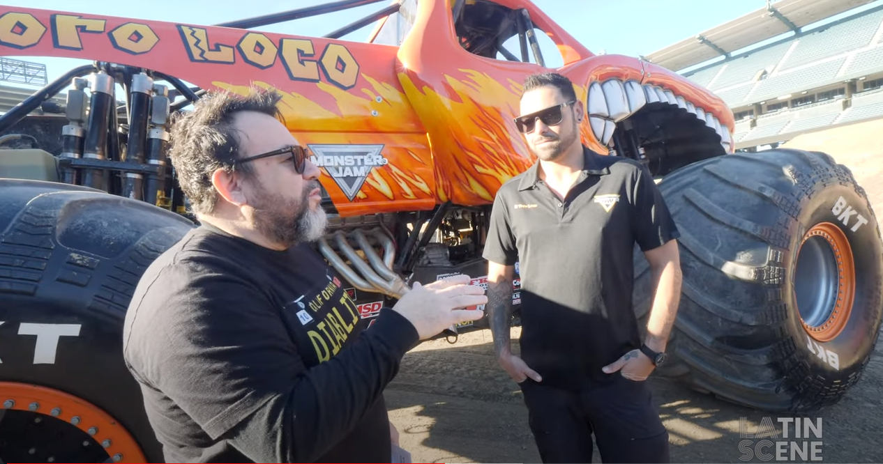 MONSTER JAM -Interview w/El Toro Loco Driver Mark List